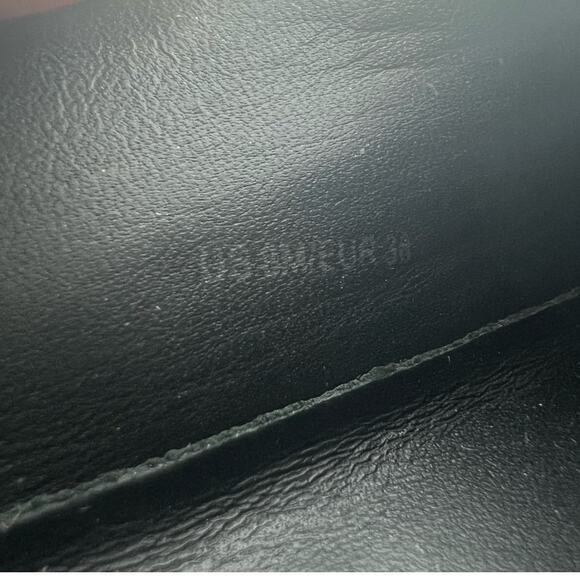 VINCE Black Perforated Leather Slip On Sneakers Women's 8 US - Picture 9 of 9